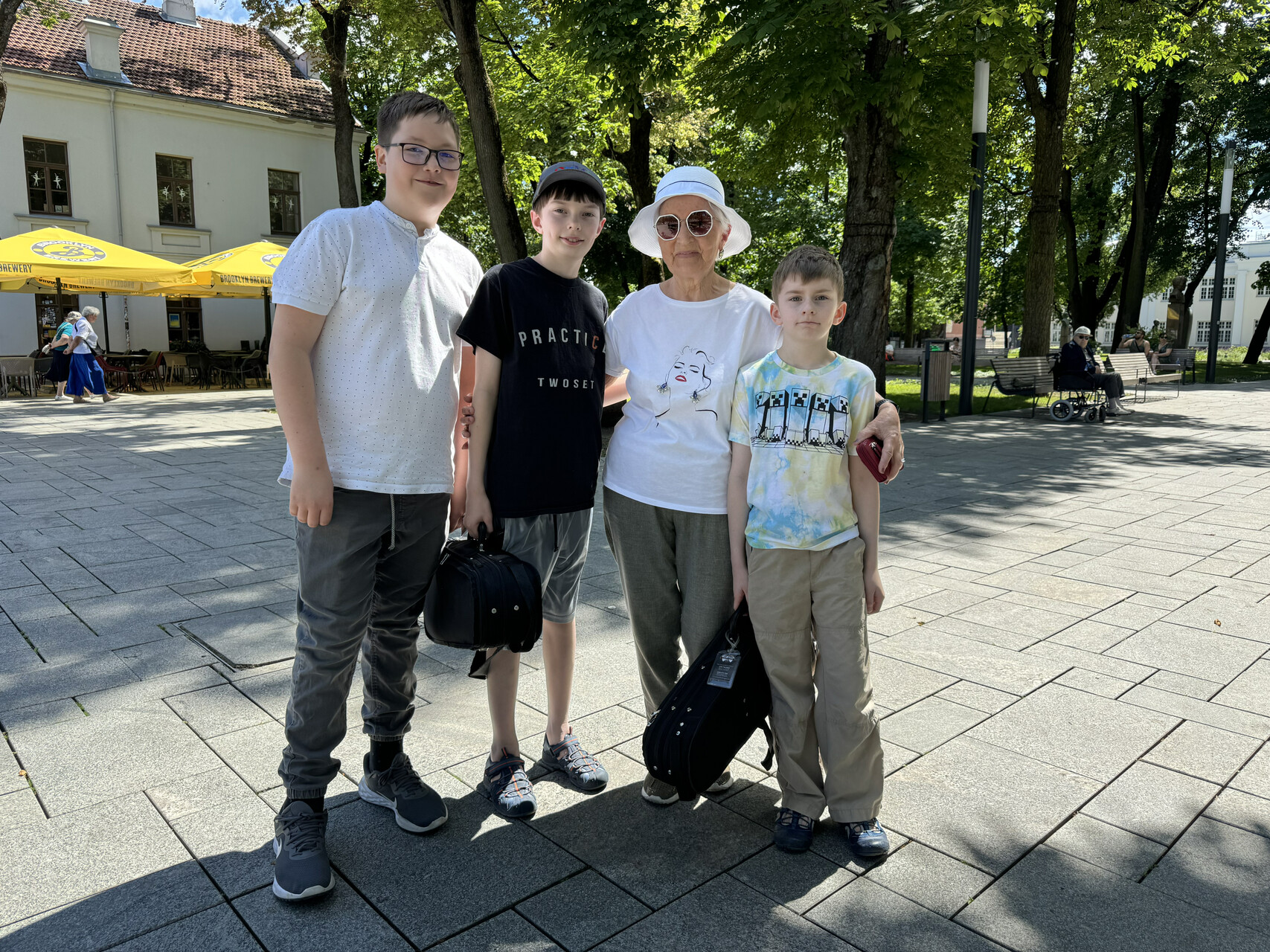 2024-06-16 13.18.44.jpg_compressed 06.17.2024 Today in Kaunas, we had the pleasure of meeting a wonderful lady while street performing. She kindly treated us to ice cream, giving us a delightful break to enjoy her generous gift!